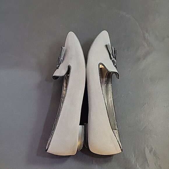 LIFETRIDE SIMPLY SUEDE TASSEL EMBELLISHMENTS POINTED TOE WOMEN"S FLAT - Picture 8 of 15